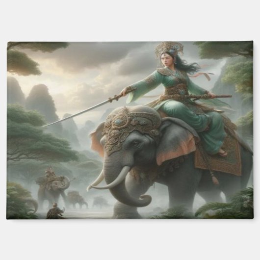 Genade van Jade Magnet Magneet (Voorkant)