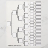 Genalogie Lineage Sheet Flyer (Voorkant)