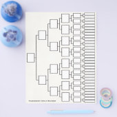 Genalogie Lineage Sheet Flyer (Enkel)