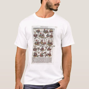 Genalogische boom van Laban T-shirt