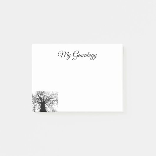 Genalogische familieboom post-it® notes (Voorkant)