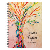 Genalogist Family Tree beige Coral Notitieboek (Voorkant)