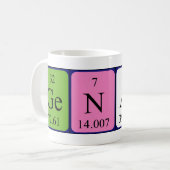 Genaro tasse de nom de table périodique (Devant gauche)