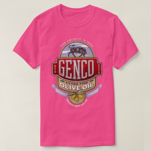 Genco Olive Oil T-shirt (Design voorkant)