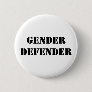 Gender Defender Ronde Button 5,7 Cm