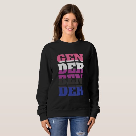 Gender Fluid Non Binary - Pride Neutral Gender Ben Trui (Voorkant volledig)