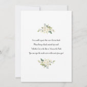 Gender Neutral Balloons Baby shower Invitation Kaart (Achterkant)