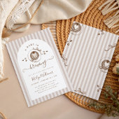 Gender Neutral Coffee Baby Shower Invitation