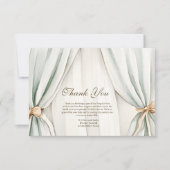 Gender Neutral Nesting Party Baby shower Bedankkaart (Voorkant)