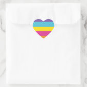 Gender Nonbinary Pride Flag Hart Sticker (Tas)