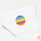 Gender Nonbinary Pride Flag Ronde Sticker (Envelop)