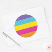 Gender Nonbinary Pride Flag Ronde Sticker (Envelop)