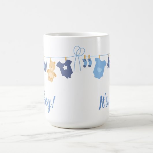 Gender Onthul dat het een jongen is Magische Mok (Midden)