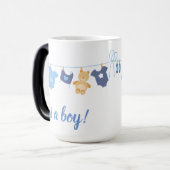 Gender Onthul dat het een jongen is Magische Mok (Voorkant links)