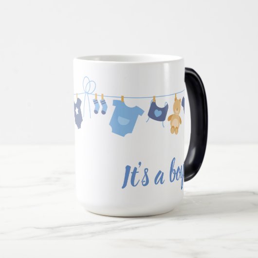 Gender Onthul dat het een jongen is Magische Mok (Voorkant rechts)