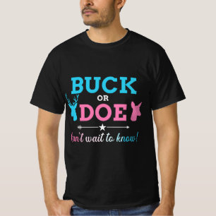 Gender onthullen Buck of doe kan niet wachten om b T-shirt