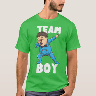 Gender onthullen Dabbing Team Boy371 T-shirt
