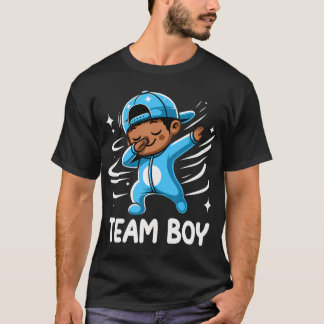 Gender onthullen Party Team Boy Baby Aankondiging T-shirt