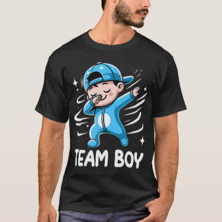 Gender onthullen Party Team Boy Baby Aankondiging T-shirt
