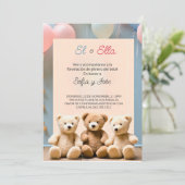 Gender onthullen uitnodiging met Spaanse charme (Staand voorkant)