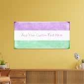 Gender Queer Flag Art Canvas Afdrukken (Insitu (Woonkamer))