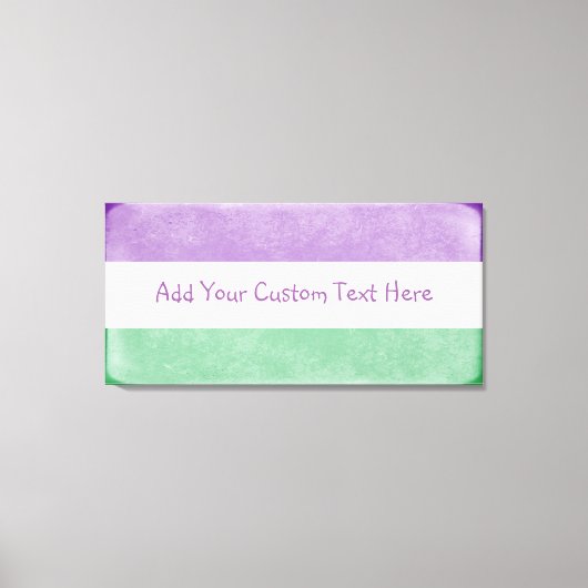 Gender Queer Flag Art Canvas Afdrukken (Voorkant)