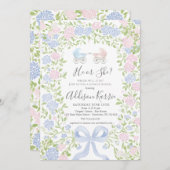 Gender Reveal Baby Shower invitation (Devant / Derrière)