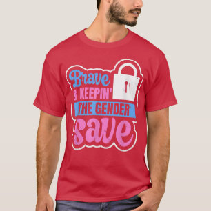 Gender Reveal Design for a Keeper of the Gender T-shirt