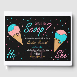 Gender reveal gastenboek