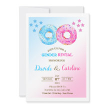 Gender Reveal Invitation Card