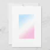Gender Reveal Invitation Card (Dos)