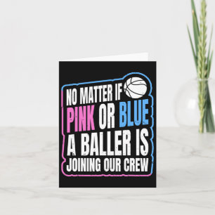 Gender Reveal Party Quote voor een Bysketbyll-spel Kaart