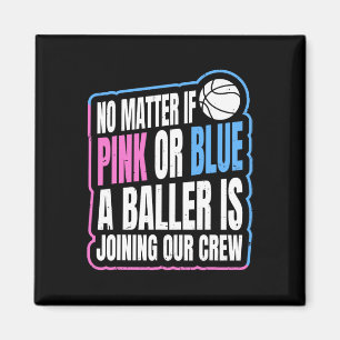 Gender Reveal Party Quote voor een Bysketbyll-spel Magneet