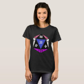 Genderfluid D20 Dice Nonbinary Rainbow Pride LGBTQ T-shirt (Voorkant volledig)