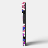 GenderFluid Pride Zen Doodle Abstract Modern Case-Mate iPhone Case (Achterkant / Links)