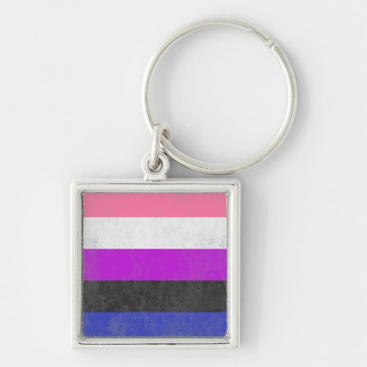 Genderfluïde Sleutelhanger (Voorkant)