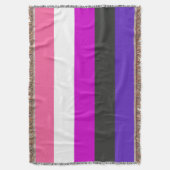 Genderfluïde vlag deken (Voorkant Verticaal)