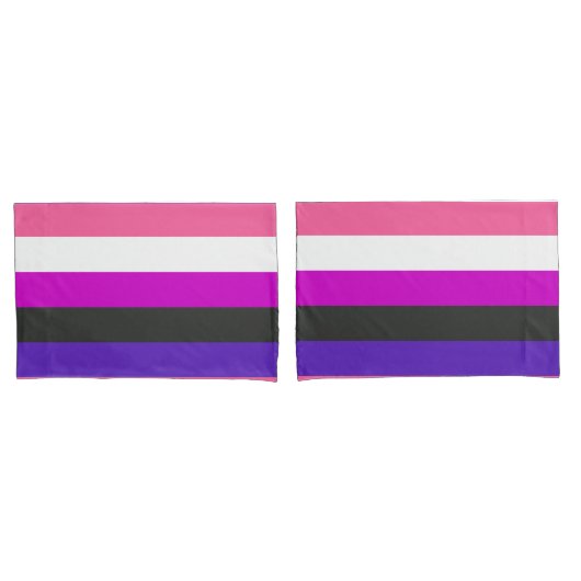 Genderfluïde vlag kussensloop (Voorkant-Set)
