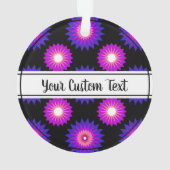 Genderfluidité fierté fleur noire ornement motif (dos)