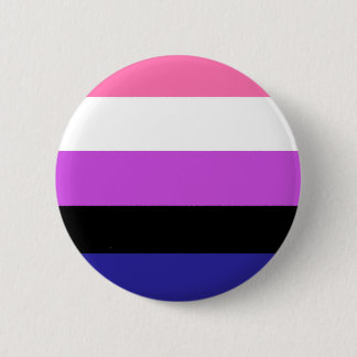 Genderfluidpride Ronde Button 5,7 Cm