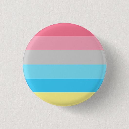 Genderflux Pride Flag Badge Ronde Button 3,2 Cm (Voorkant)