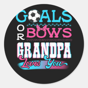 Gendergelijkheid bewijst hoe groot opa van je voet ronde sticker