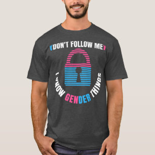 Gendergerelateerd design voor een houder van het g t-shirt