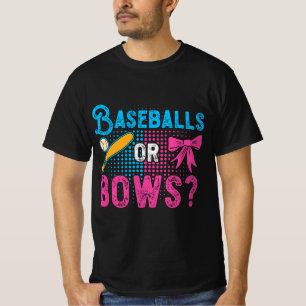 Genderkwesties onthullen Baseball Quote voor een h T-shirt