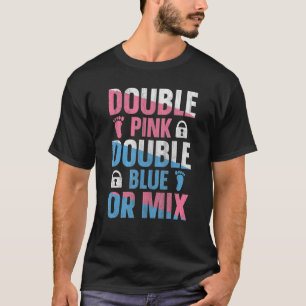 Genderkwesties onthullen tweelingen citaat voor ee t-shirt