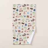 Genderneutraal  Baby kinderspeelgoedpatroon Bad Handdoek (Handdoek)