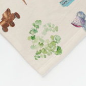 Genderneutraal  Baby kinderspeelgoedpatroon Fleece Deken (Hoek)