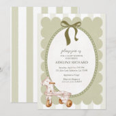 genderneutraal Baby shower Kaart (Voorkant / Achterkant)