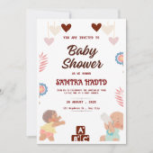 Genderneutraal Baby shower – Modern Pas Kaart (Voorkant)