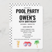 Genderneutraal geslacht van de poolpartij kaart (Voorkant / Achterkant)